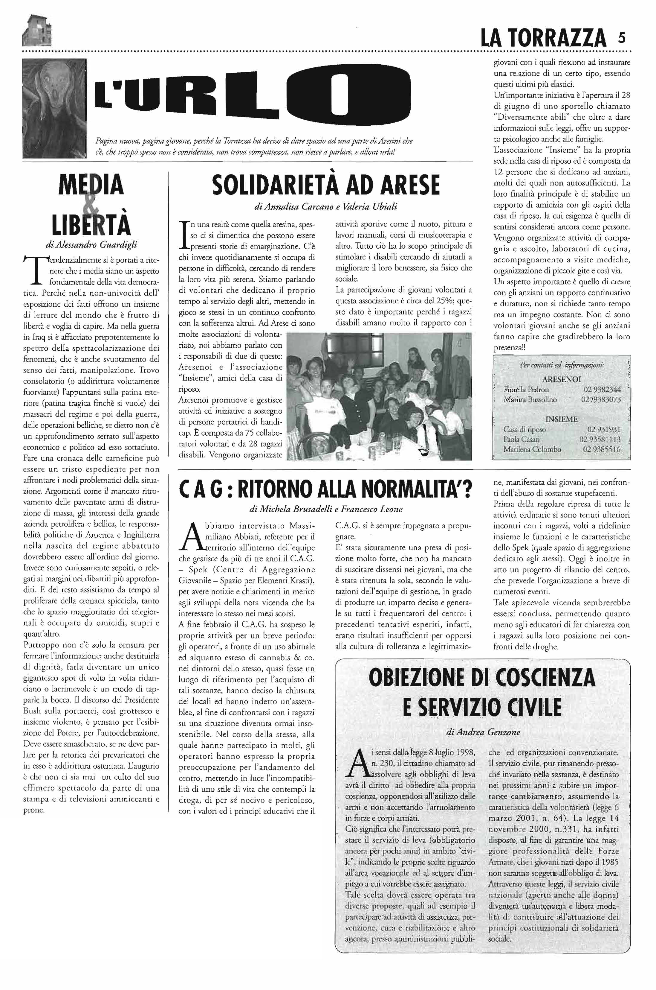 Anno 15 n3 Giu 2003 URLO